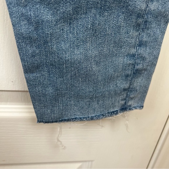Adriano Goldschmied The Farrah Skinny Ankle Light Wash Raw Hem Jeans Size 32 - Picture 4 of 10